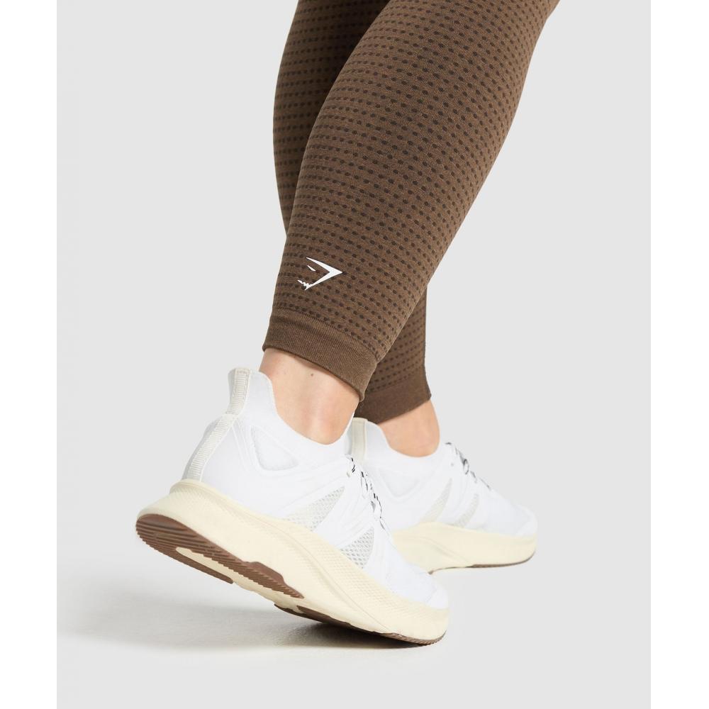 Gymshark Бесшовные леггинсы Vital Espresso Marl B9a9o Nbfb