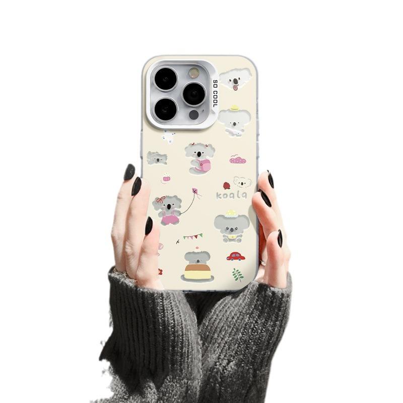 Применимо к чехлу для мобильного телефона Apple 11/11/11 11 domestic Huawei glory red rice oppo color silver hole hollow koala