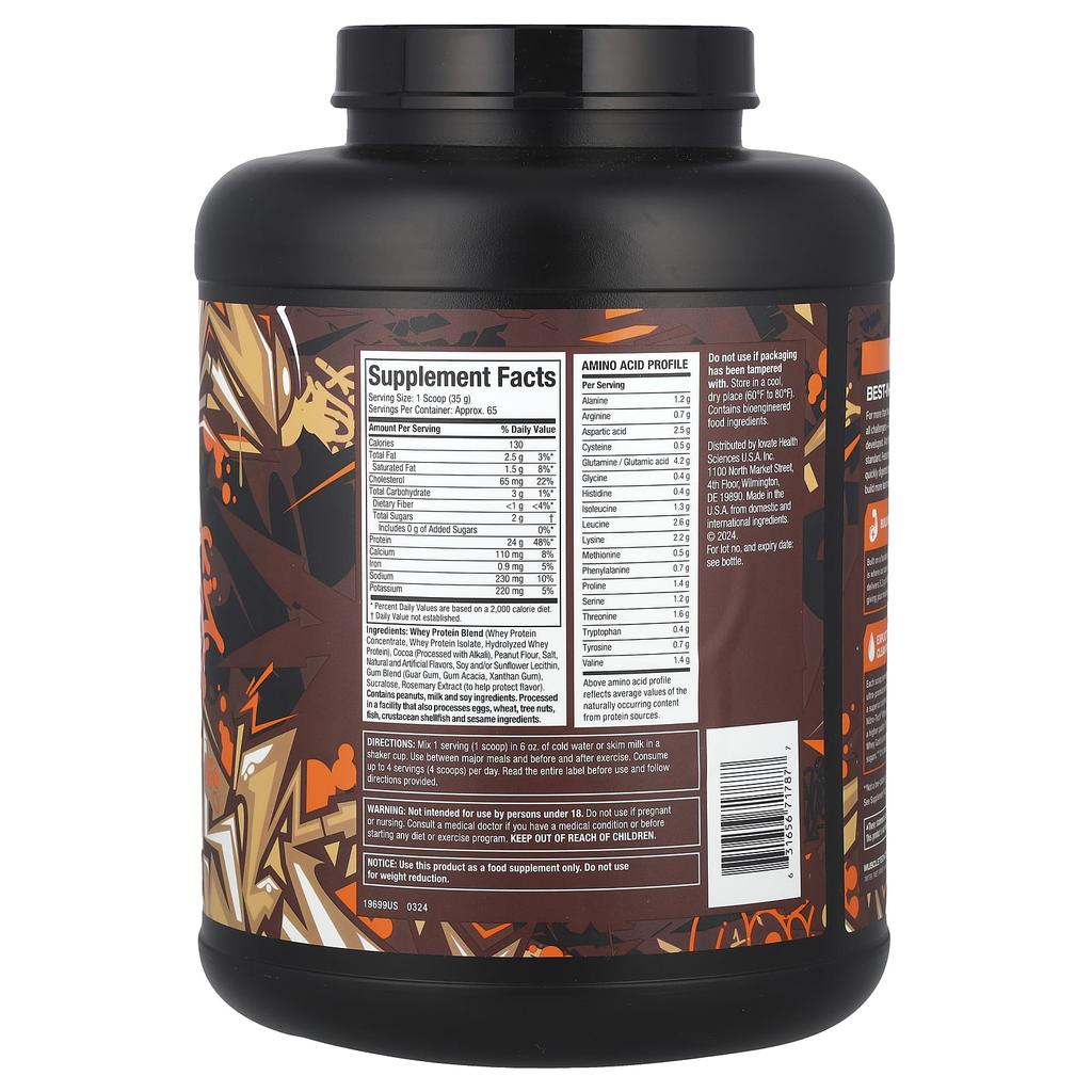 Muscletech Nitro Tech® Whey Gold, Chocolate Peanut Butter Flavor, 5 Lbs (2.27 Kg)