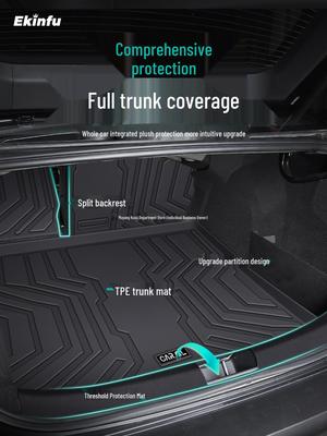 Коврик в багажник Volkswagen Lavida Pro из ТПЭ - Совместим с 26 моделями, Декоративный автомобильный аксессуар