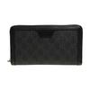 GUCCI Coated Canvas With Leather Wallet Regular Unisex Black Gray