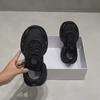 Женские легкие черные сетчатые кроссовки Dad Shoes — кроссовки с мягкой подошвой для бега на весну и осень 2024 г.