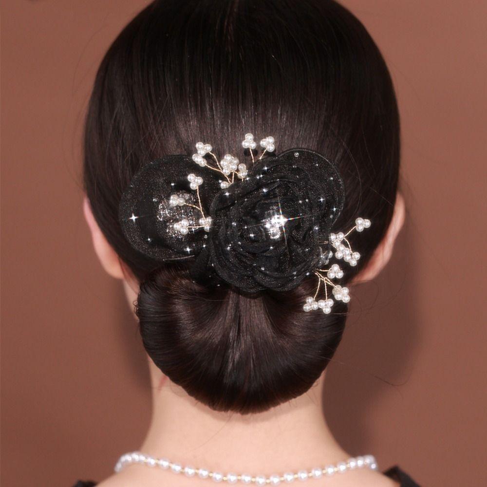Flexible Hair Bun Maker Cloth Lazy Hair Curler Exquisite Flower Hair Clip  Hair Accessories