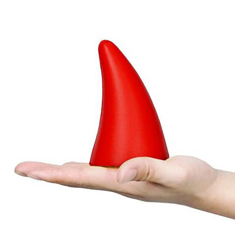 Забавные полиуретановые автостайлинговые антистолкновительные 3D наклейки на автомобиль с рогом демона