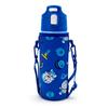 SANRIO Water Bottle 470ml Direct Drinking One Touch Stainless Steel Doraemon DORAEMON Cold Storage Includes Pouch with Shoulder Strap Includes Name