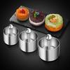 1pc Cold Dish Mold, Stainless Steel Circular Dish Press Mold, Cake Mold, Suitable For Restaurant Kitchen