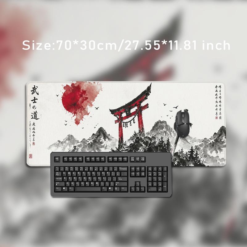 Коврик для мыши Японская катана Игровой printon demand Индивидуальный Компьютерный Домашний Коврик для мыши XXL Нескользящий Ковер Настольный коврик для мыши Коврик для мыши