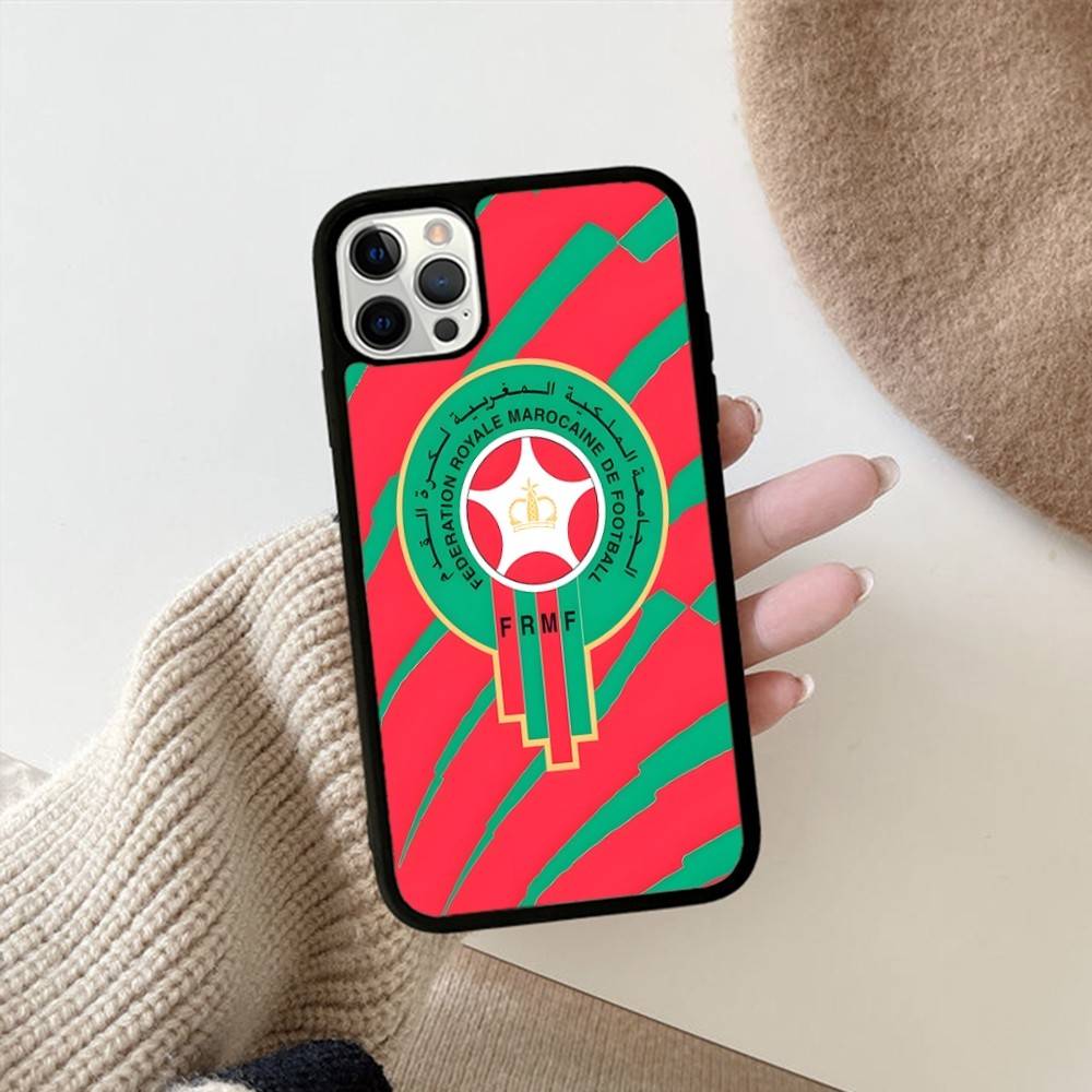 Morocco Flag For IPhone 17 16 15 14 13 12 11 Pro Max Plus Shockproof PC+TPU Phone Back Cover