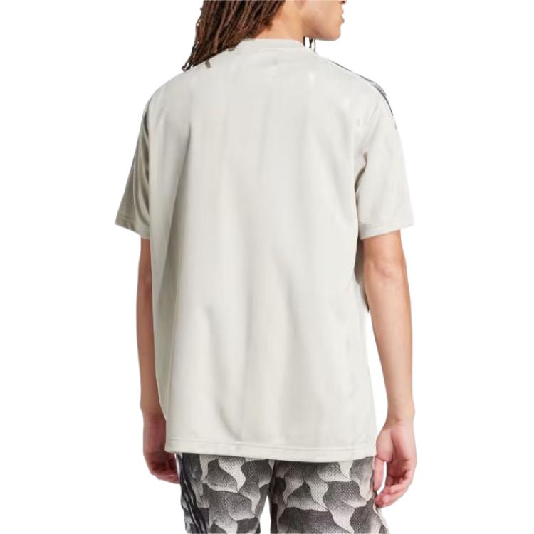 adidas Футболка Tiro Putty Grey для мужчин в уличном стиле IS1542