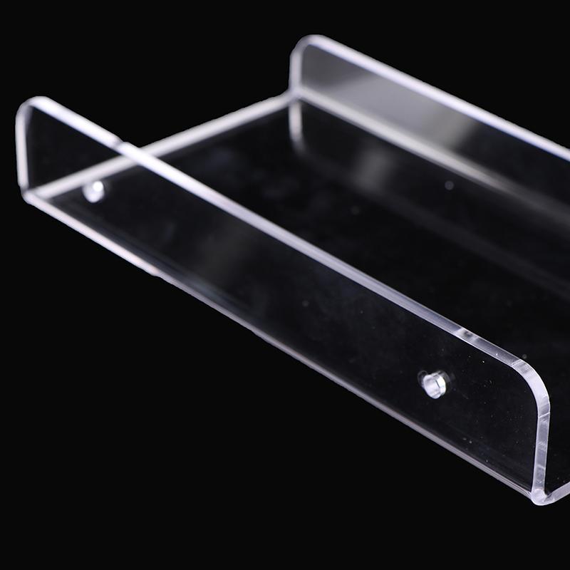 1Pc Acrylic Clear Wall Shelf Floating Shelves Wall Shelf For Bathroom Livingroom