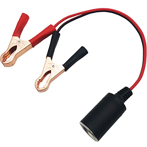 CTRICALVER Адаптер для автомобильного прикуривателя 12 В/24 В, зажим для рта 25 см 16AWG (1шт)