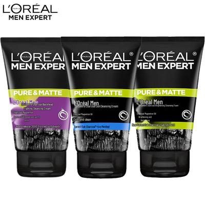 L'Oréal Men Expert Угольное средство для умывания лица, тройная упаковка