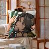 Cute S-Shirakami F-Fubuki Vtuber  Square Double-Sided Printed Pillow Case Sofa Cushion Cover Bedroom Bedside Decor