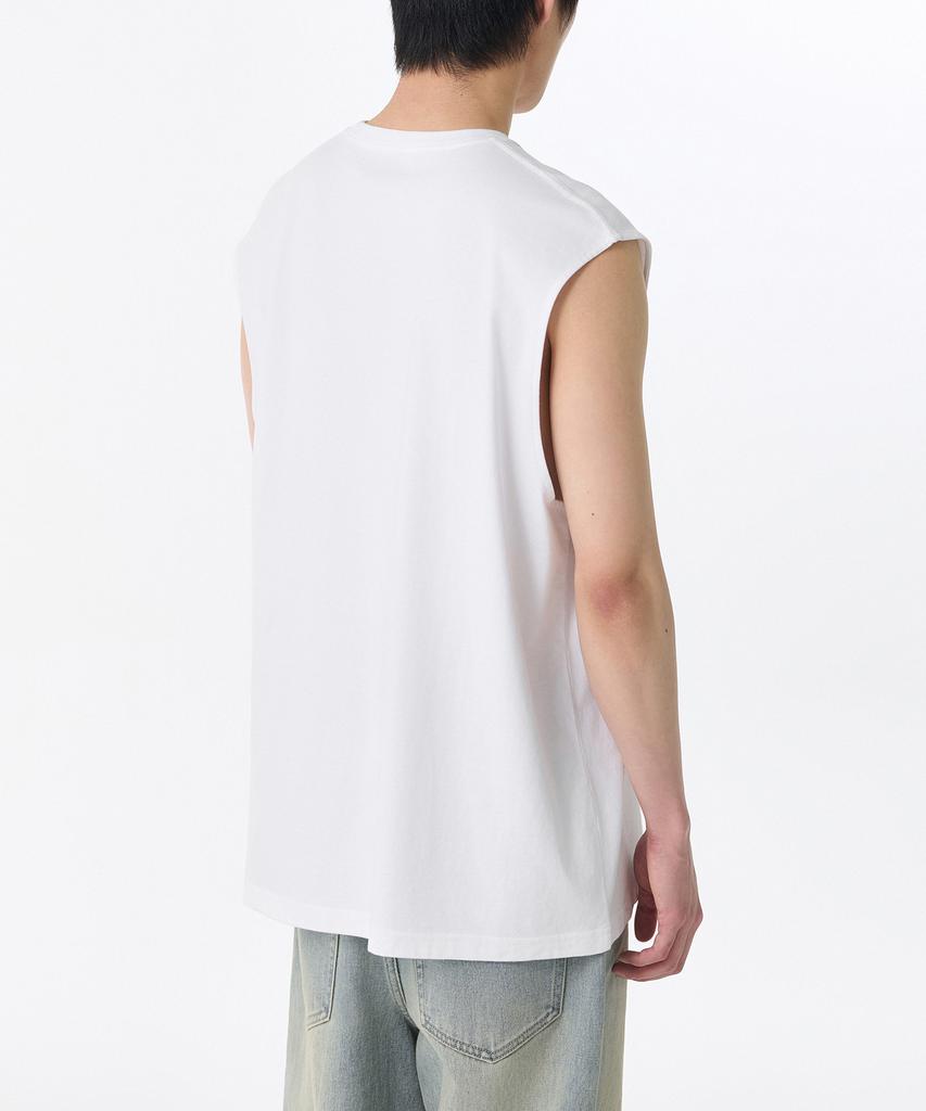 MUSINSA STANDARD Oversized Sleeveless Top [White]