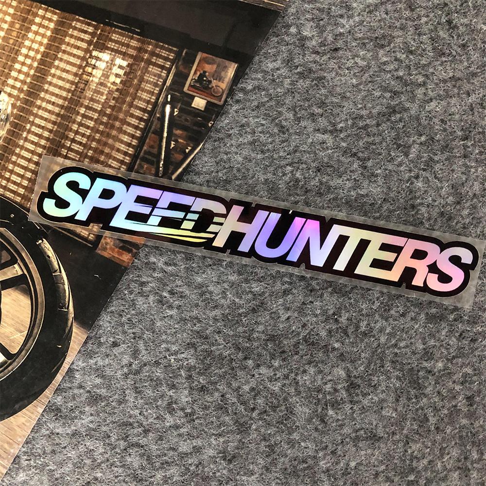 Светоотражающие Лазерные Наклейки на Автомобиль Speed Hunter Jdm На Кузов Стекло Фары Задние Фонари Креативный Текст Декор Аксессуары Наклейка