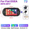 2 Din 7 дюймов Android 12 для FIAT TIPO EGEA 2015 - 2017 автомобильный радиоприемник стерео мультимедиа видеоплеер GPS навигация Carplay Auto WIFI