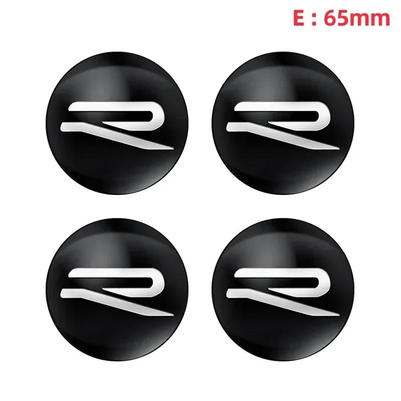 4pcs 56mm 60mm 65mm Car Wheel Center Hub Cap Badge Logo Emblem Decal Wheel Sticker U10 For Volkswagen VW Touran Beetle Golf Passat