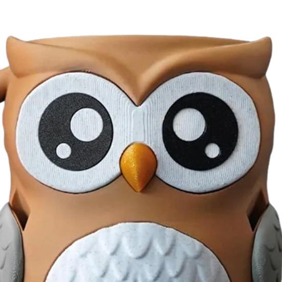 Ice Cream Pint Holder 3D Printing Owl Ice Cream Pint Containers Reusable Ice Cream Tub Novelty Dessert Container