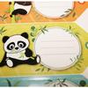 12 School Adhesive Labels - Rectangle - Pandas