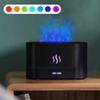 Type-C Aroma Diffuser Air Humidifier Ultrasonic Cool Mist Maker Fogger Led Essential Oil with Flame Lamp Difusor Fragrance Home