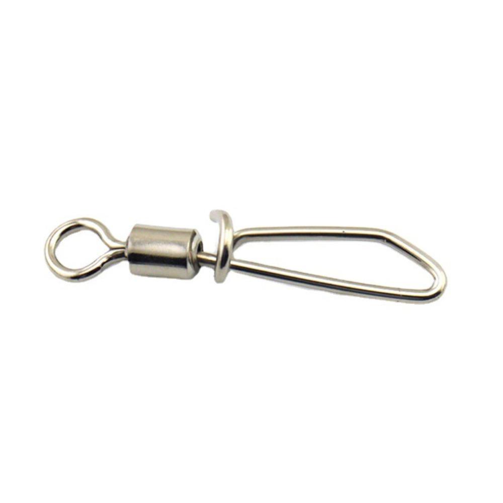 Tackle Fishing Swivels Snap Fishing Connector Tackles Fishing Rolling Swivels Snap T-Shaped Swivel