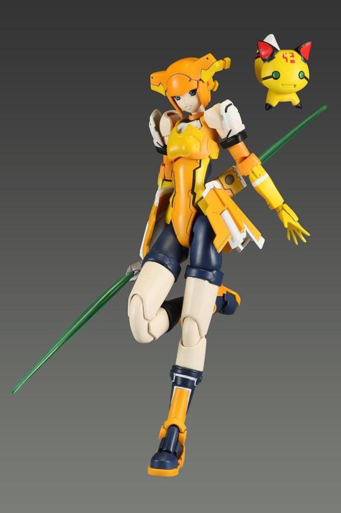 Kotobukiya PHANTASY STAR ONLINE Blue Burst RAKY Yellow Booze Scale Plastic Kit SILK Ver.APSY 1/12