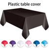 1Pc Macaron Color Dispostable Tablecloths Plastic Party Tablecover for Diy Wedding Birthday Christmas Party Decorations