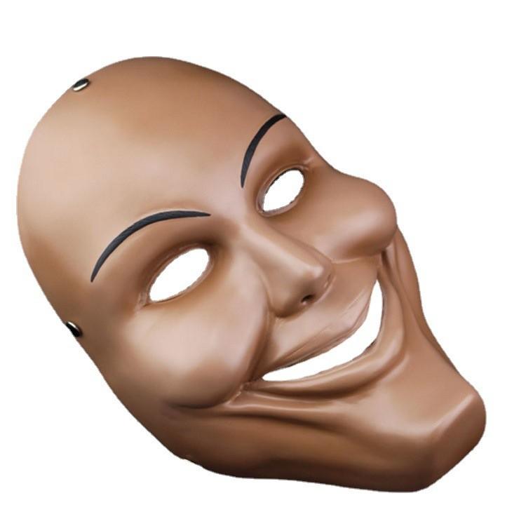 Creepy And Fun Purge Mask With Smiling Face Design Perfect For Halloween Costumes And Live Streaming Events