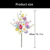 Easter Eggs Artificial Bouquets Festival Flower Arrangement For Mantels Tabletop Centerpieces Holiday Decoration