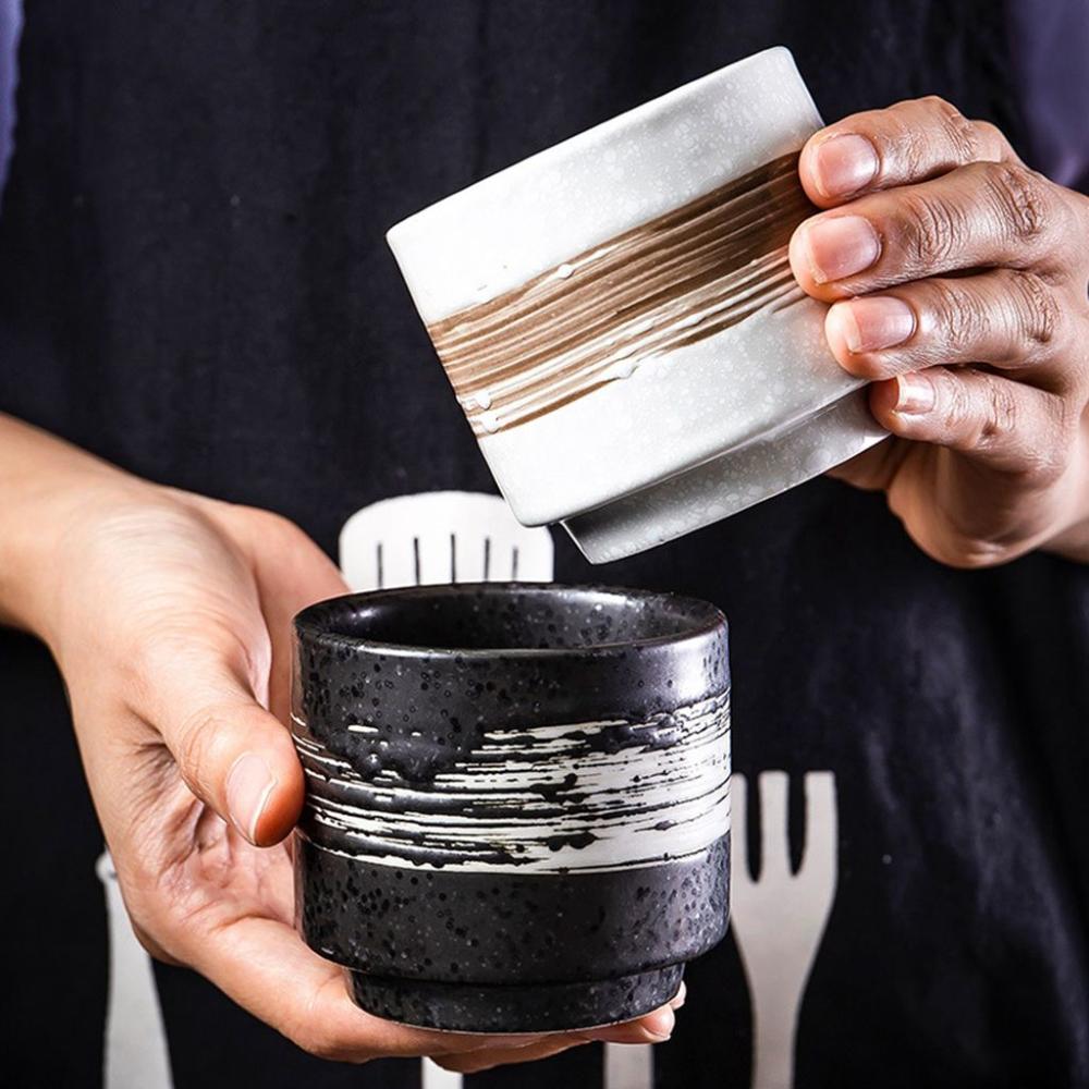 for Tea,Coffee Crude Pottery Japanese Style Ceramic Drinkware Milk Cup Tea Cup Ceramic Mugs