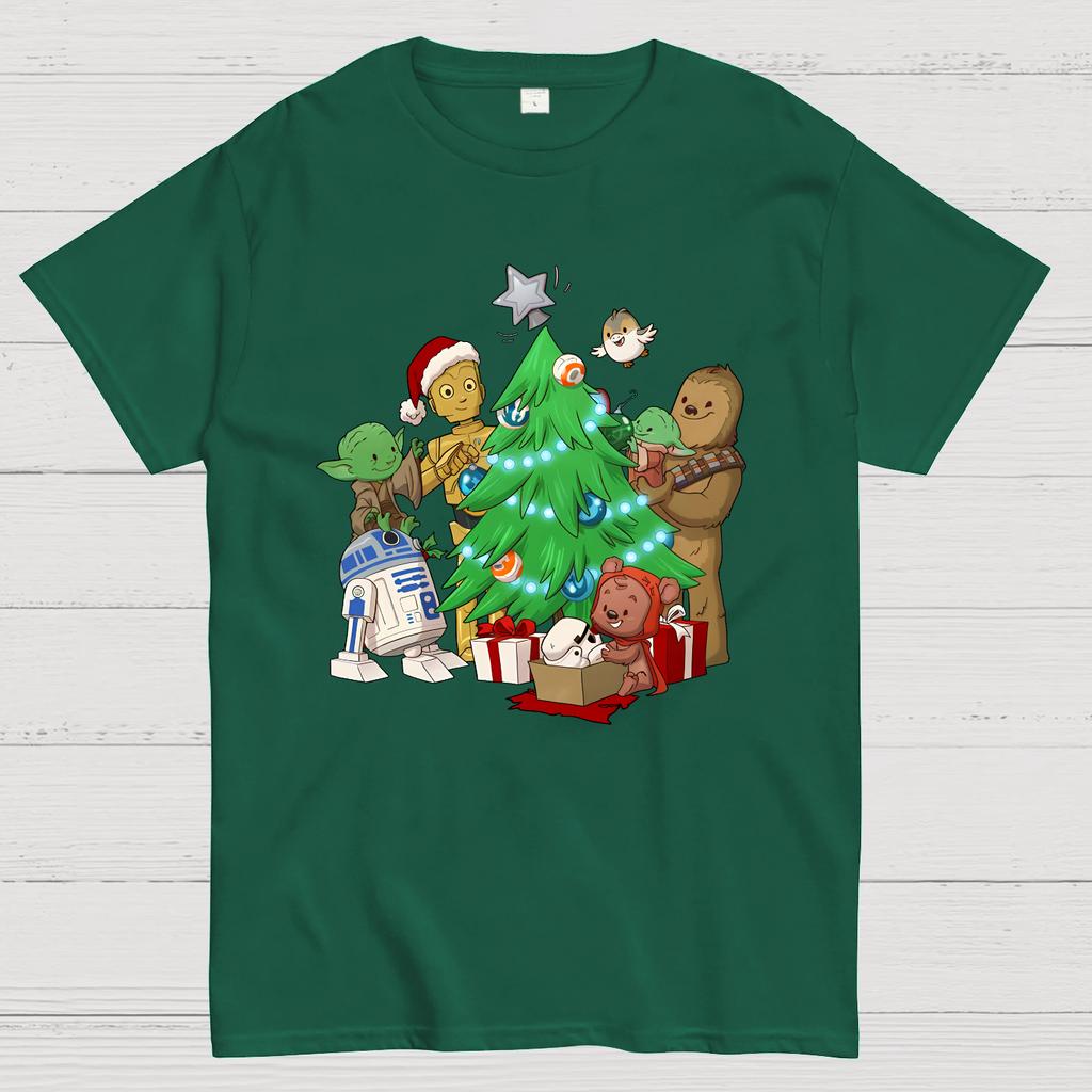 Christmas With Friends Cotton Summer Casual Cool Loose T-Shirt