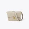 Saddle Bags Women Cow Leather Metal Buckle Underarm Bag Retro Stylish Crossbody Shoulder Bag for Commuting