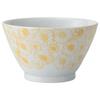Hasamiyaki Bowl Plate Capacity Approximately 800ml Daisy Yellow Microwave Safe Dishwasher Safe 25313