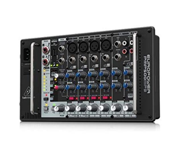 Behringer Powered Mixer Up To 2 X 250W High Quality Mic Preamp Ultra Light with Reverb and MP3 Player PMP500MP3