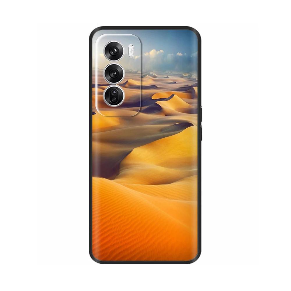Чехол для OPPO Reno 12 5G Новый модный окрашенный чехол Силиконовый мягкий ТПУ чехлы для телефона Для OPPO Reno 12 Pro 5G Корпус reno12 Pro Fundas
