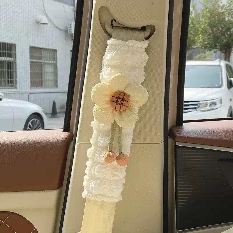Seat Belt Shoulder Cover Car Car Safety Belt Anti-strangle Soft Shoulder Belt Auto Supplies