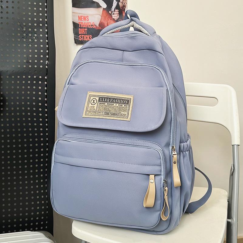 Школьные рюкзаки Студенты колледжа Девушки Старшеклассники Рюкзак большой вместимости Бордовый Рюкзаки для учеников средней школы