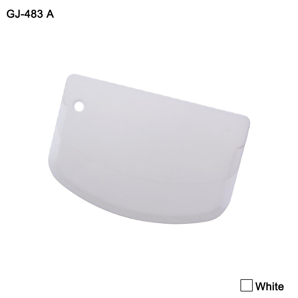 1Pc 20G 4 Colour Plastic Cake Cream Spatula Dough Knife Cutter Butter Batter Scraper Decorating Plain Smooth Edge Baking Tools
