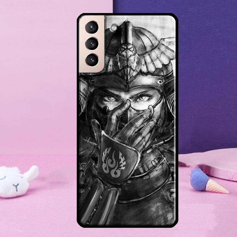 Чехол для телефона Аниме Девушка Самурай для Samsung Galaxy S25 Ultra S24 S23 Ultra S9 S10 S20 S21 S22 Plus S24 FE