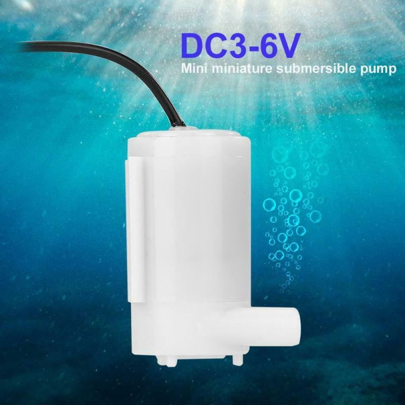 Бесшумный мини-водяной насос DC3V5V6V9V Солнечное зарядное устройство Водяной насос постоянного тока