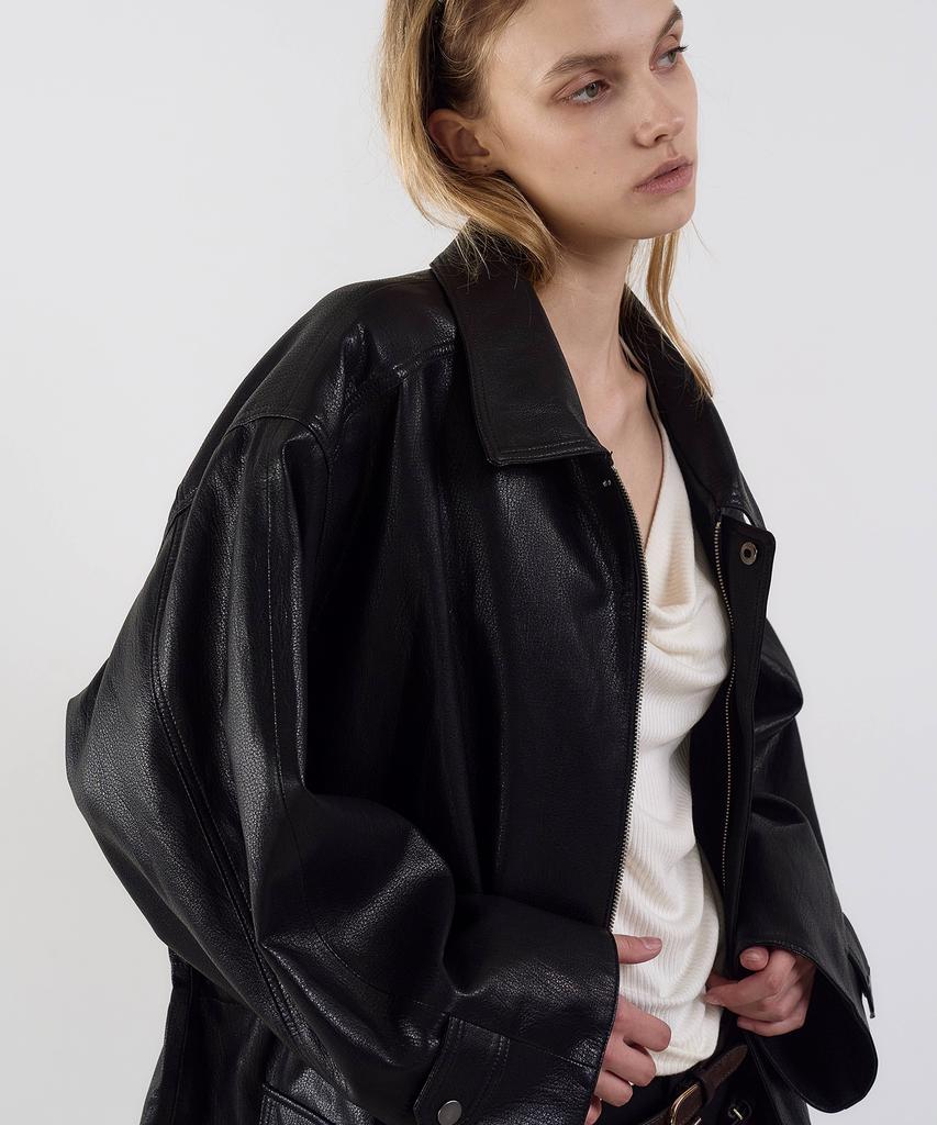 THE N:L Over Leather Jacket
