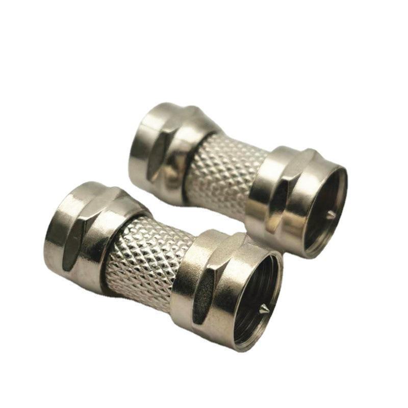 Британский переходник-адаптер с разъемом F-типа "папа-папа" для цифровых приставок