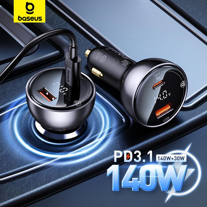 Автомобильное зарядное устройство Baseus, 140 Ватт