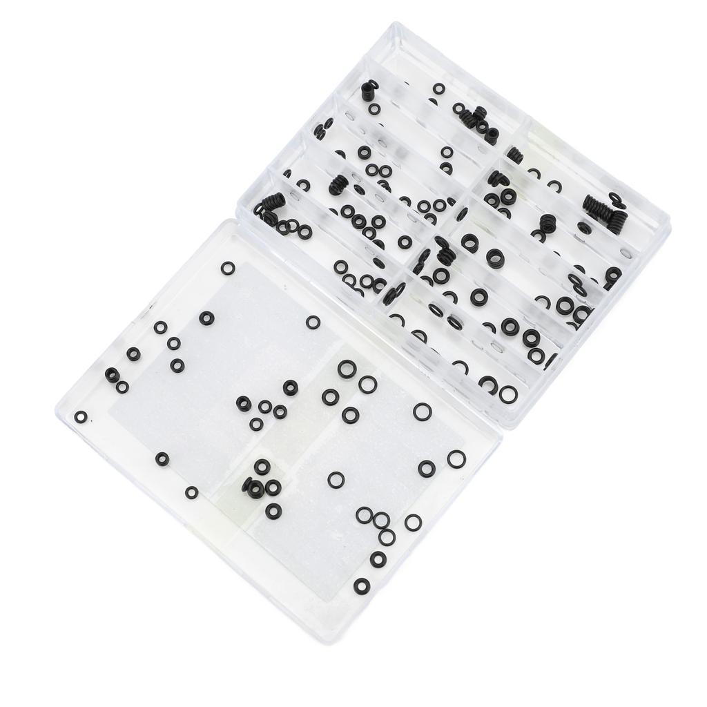 300pcs 10 Sizes Watch Crown O Ring Watch Crown Water Resistant Seals High Accuracy Watch Crown O Ring for Watch Repair