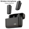 Беспроводной петличный микрофон, интеллектуальный приемный микрофон с шумоподавлением, профессиональное оборудование, микрофон с зарядным отсеком