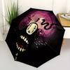 1pc Spirited Away No-Face Windproof Automatic Umbrella, Lightweight for Women/Men, Perfect Christmas Gift a0811212