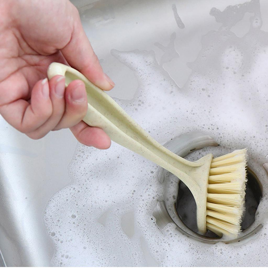 Long Handle Pot Brush Multifunctional Dish Scrubber Home Scrub Brush for Kitchen Pot Pan Sink