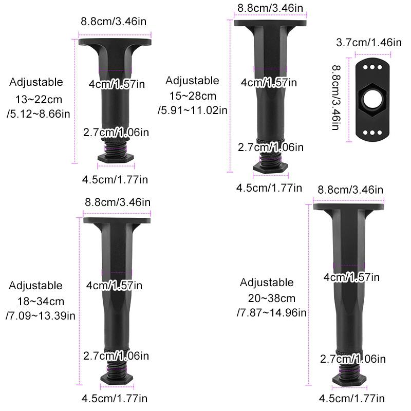 1шт каркас кровати опора мебель ножки кровати регулируемые ножки кровати телескопические опоры товары для дома держатель балки кровати комплект усиления