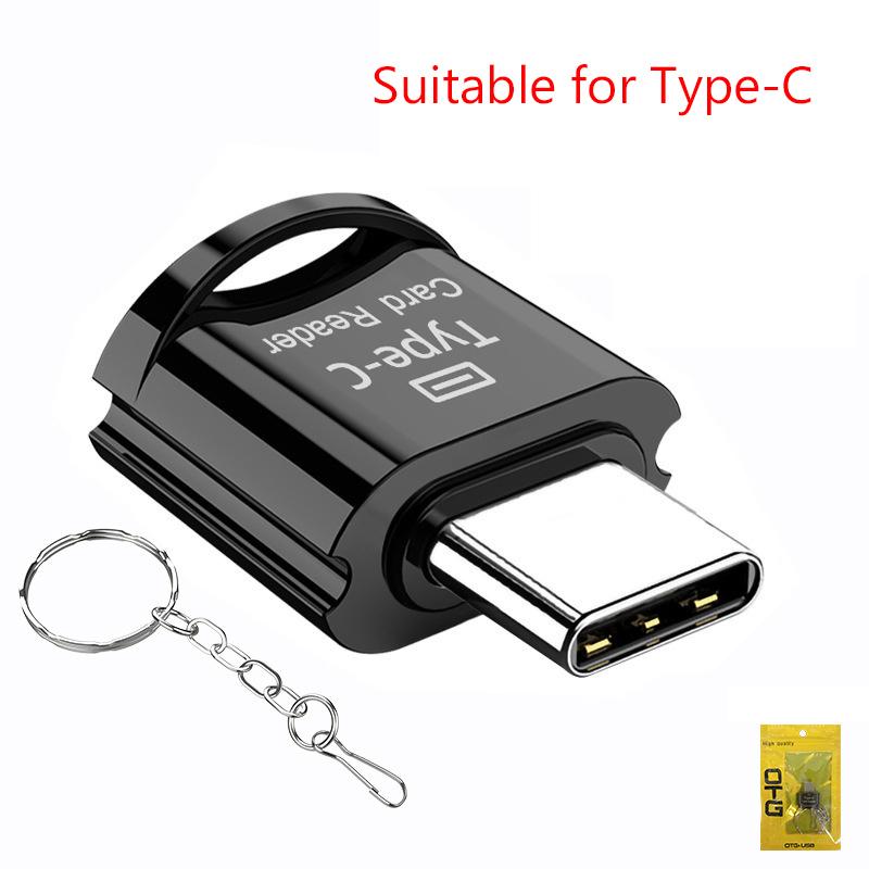 Tf Card Reader Tf Card To Type-C Card Reader Otg Adapter Карта памяти To Usb C High Speed For Mobile Phones Laptop B
