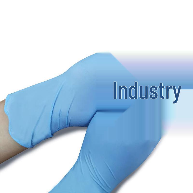 GONGBA Одноразовые утолщенные нитриловые рабочие перчатки (100 штук)